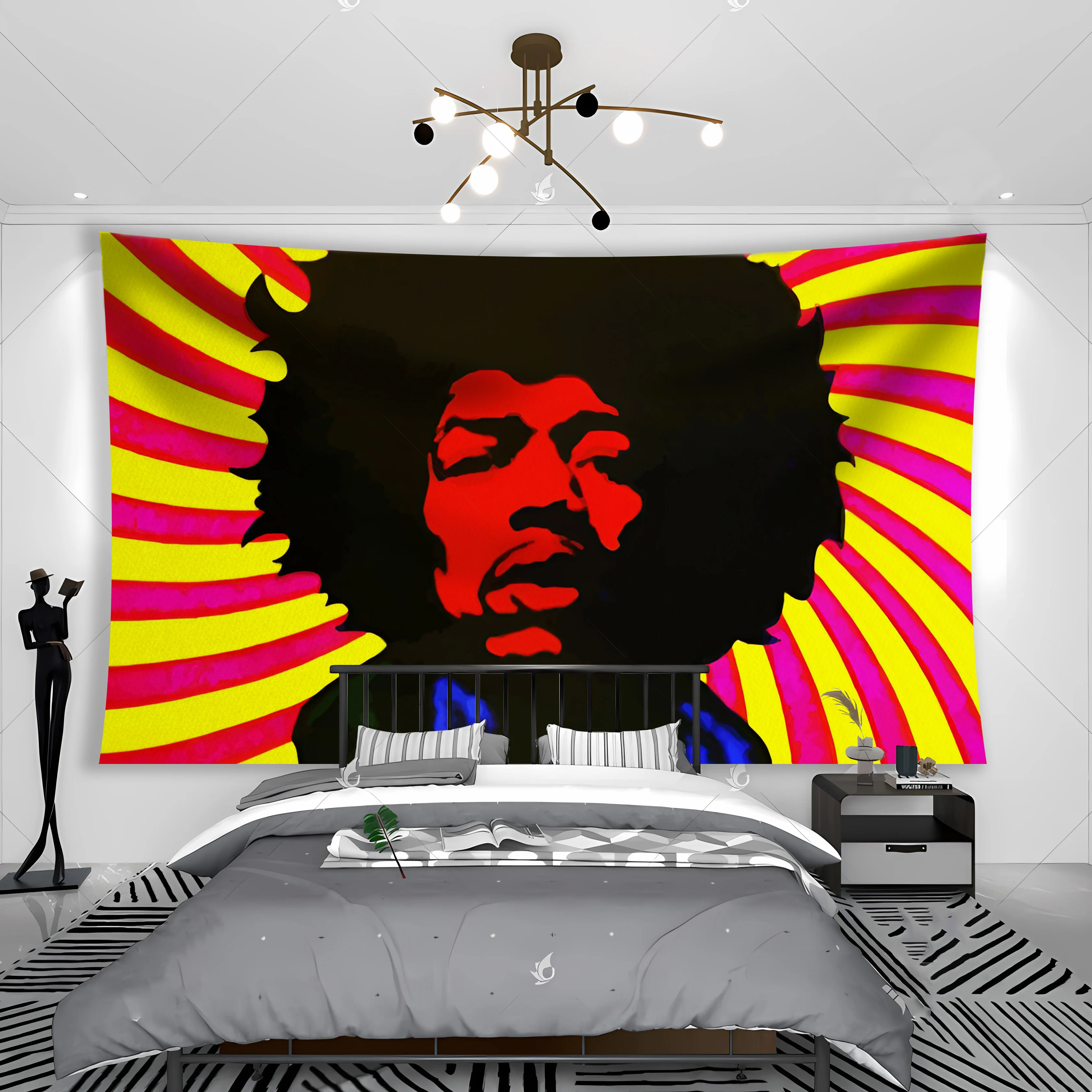 

Jimmy Page Wall Hangings Best Selling Tapestries Home Décor Aesthetics Room Decoration Design