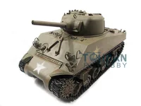 Metal Mato 1/16 M4A3 Sherman RC Tank RTR Infrared Recoil Army Green 1230 TH00673-SMT4 1