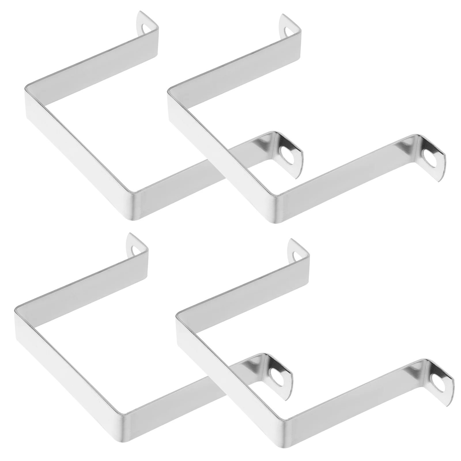 

4pcs Pipe Support U Clamp Pipe Hanger U Bracket Tube Clamp Mounting Bracket Mount