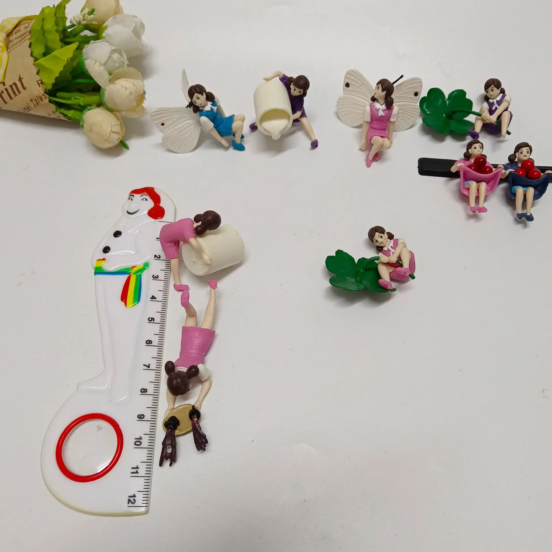 5pcs KITAN CLUB Gashapon Fuchico on The Cup Gacahpon Cute