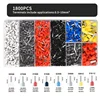 HSC8 10-6A 0.25-10mm² Tubular Terminals Crimping Pliers Wire Ferrule Crimper Tools,Household Electrical Hand Tool Kit Clamp Tool 4