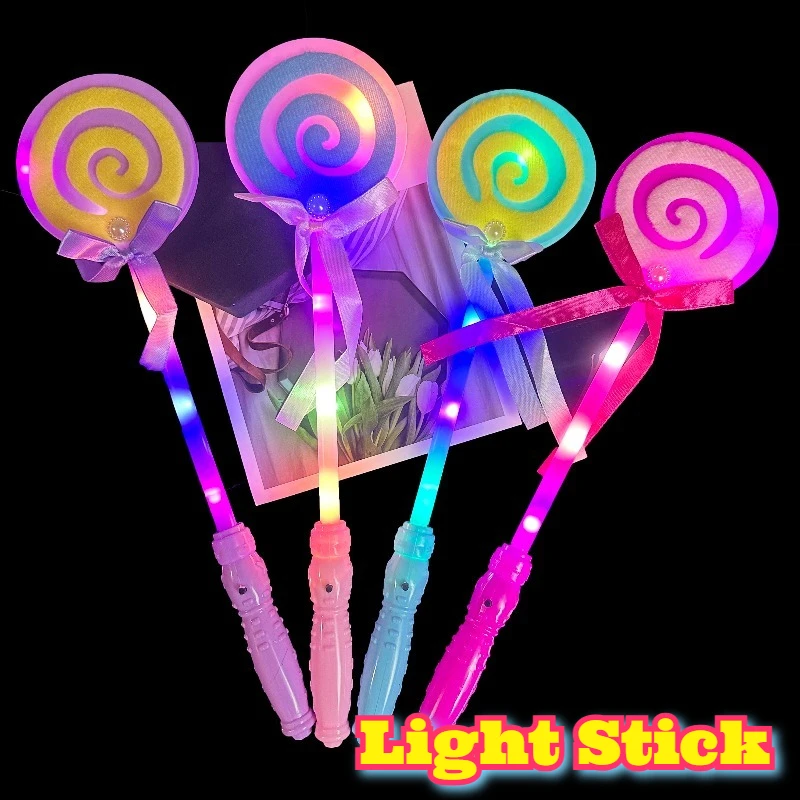 Nouveau bâton lumineux LED style tendance, bâton scintillant pour événements scolaires, accessoire de soutien pour la fête du Nouvel An, accessoire d'ambiance