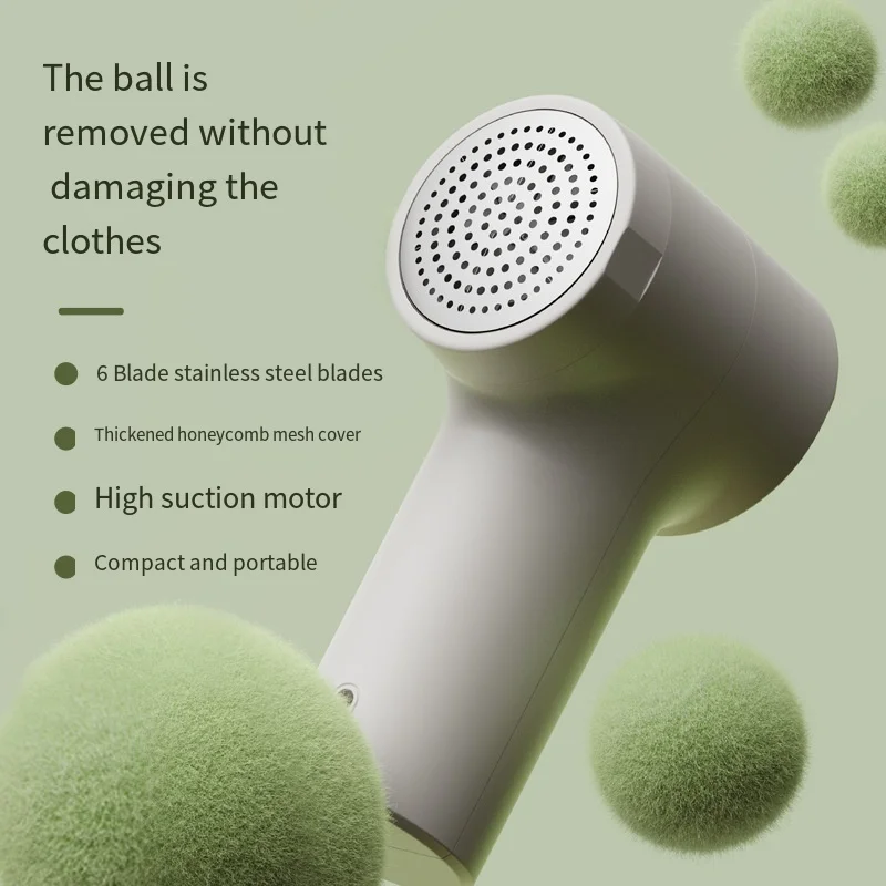 Electric Lint Remover Fabric Shaver Clothes Portable USB Rechargeable Fluff Pellet Remover Hair Ball Trimmer machine for Sweater