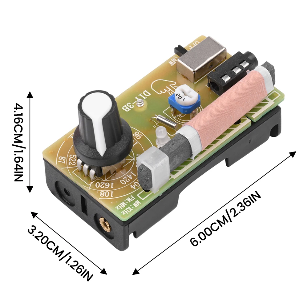 Stereo Digital Tuning Headphone Radio DIY Kit with Dual AM/FM Bands