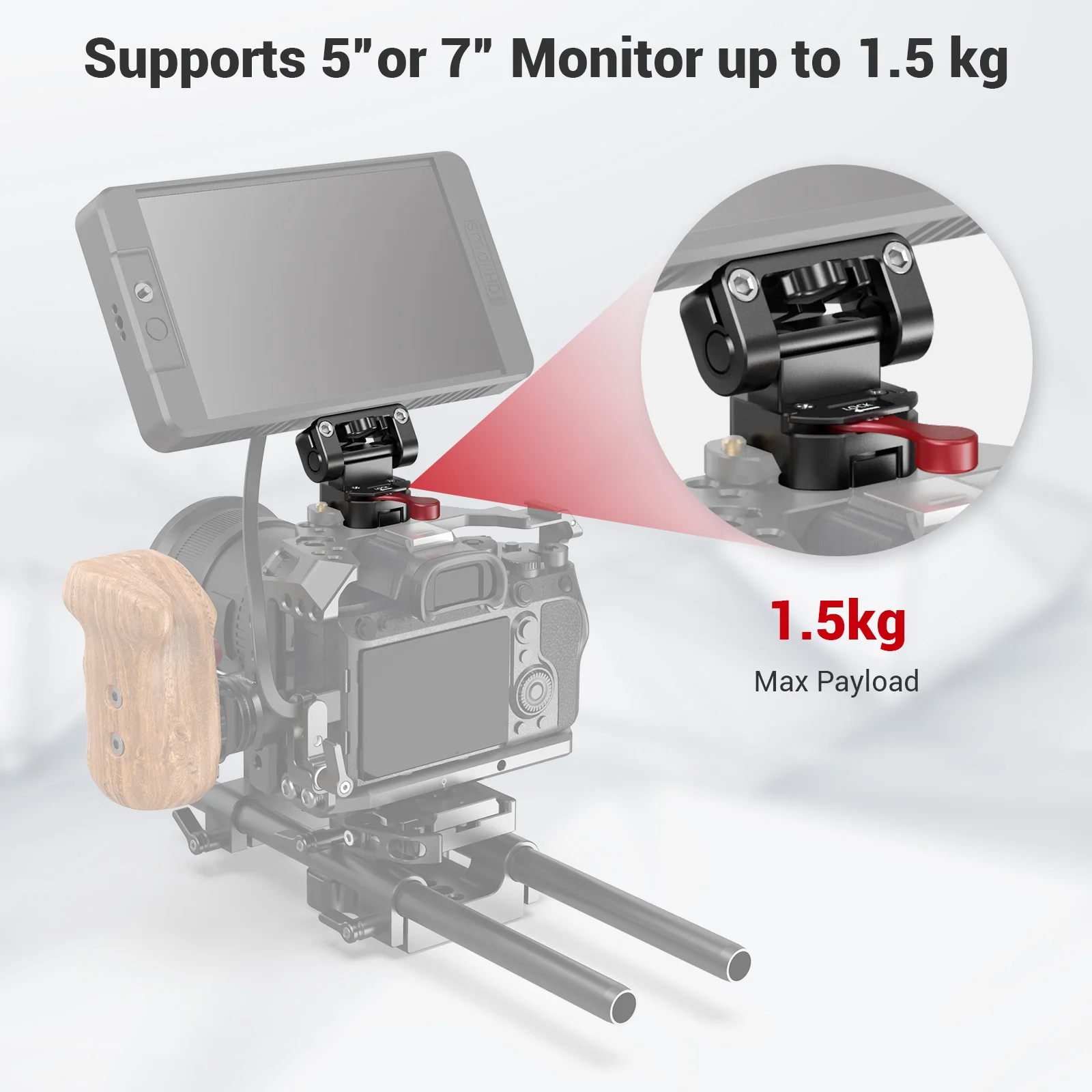 SmallRig DSLR ī޶ ƿƮ  ,    Ŭ , 5 ġ, 7 ġ  2100B