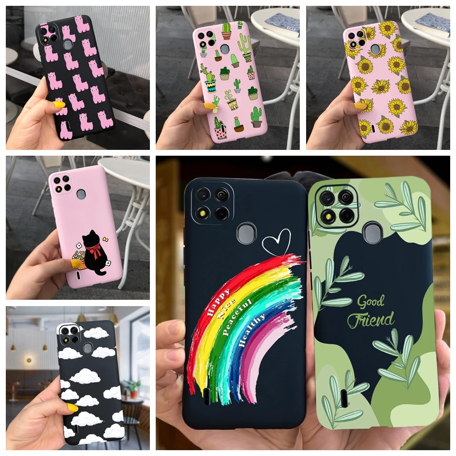 Custodia Di Lusso Per Itel A57 Cover Silicone Soft Tpu Pink Black Lovely Panda Phone Case Per Itel A 57 A57 A35