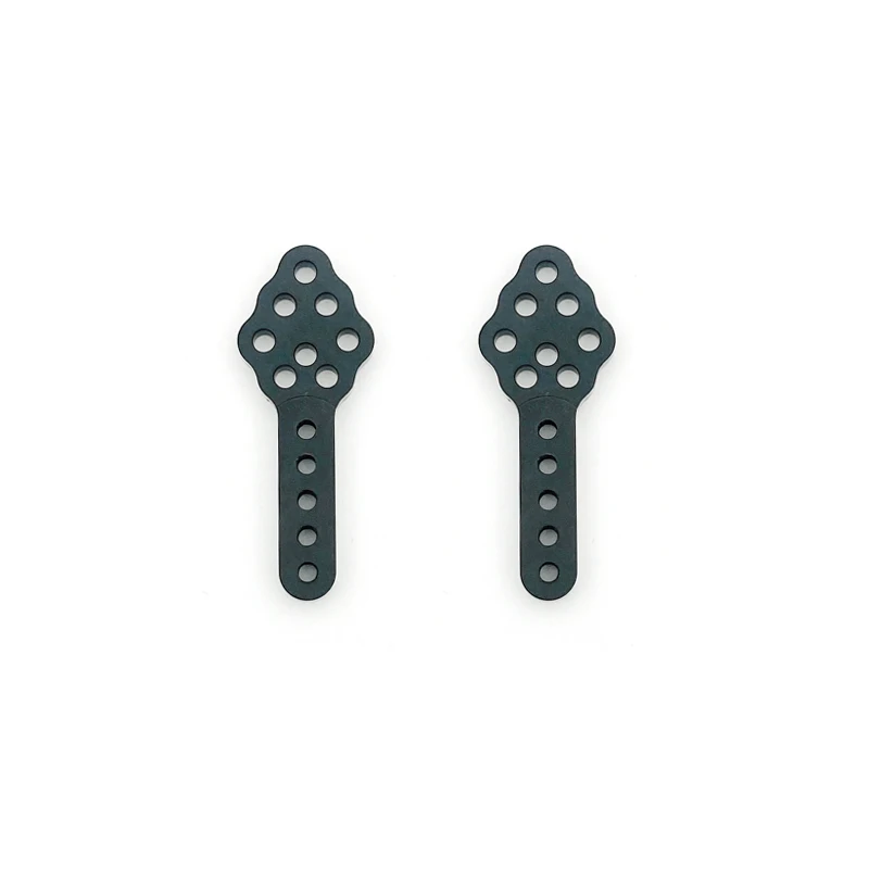 2PCS CNC Metal Shock Absorber Mount Adjust Height Angle Stand for Axial SCX10 90046 D90 D110 RC Crawler Car 4