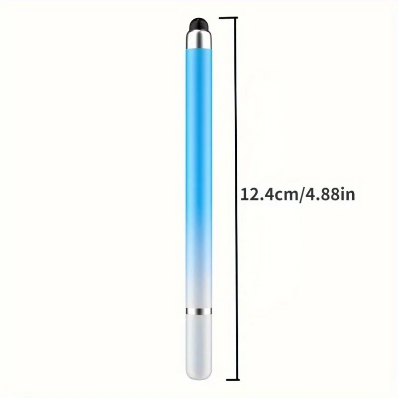 High-Precision 2-in-1 Silicone Tip Stylus Pen for Smartphones & Tablets – Ideal for Video Editing, Drawing, and Handwriting