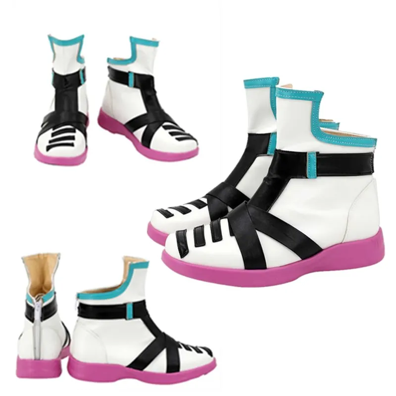 

Game Valorant Fantasy Valkyrie Cosplay Shoes Boots Adult Women Men Disguise Halloween Costumes Accessory Custom Made