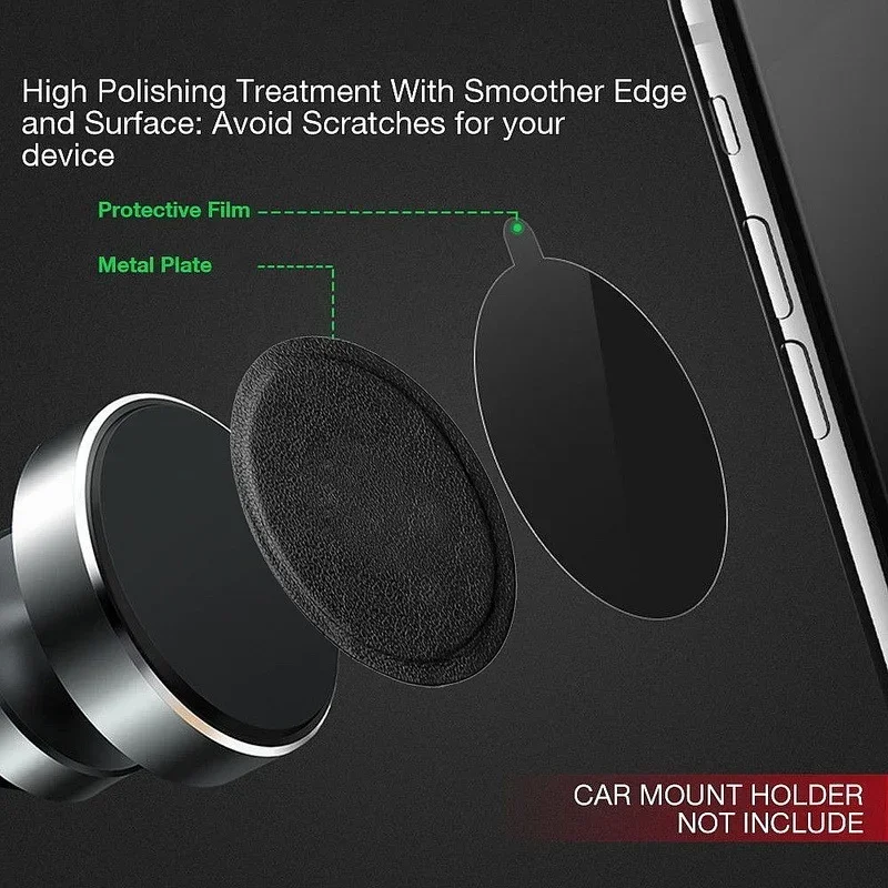 Magnetic Leather Metal Plate
