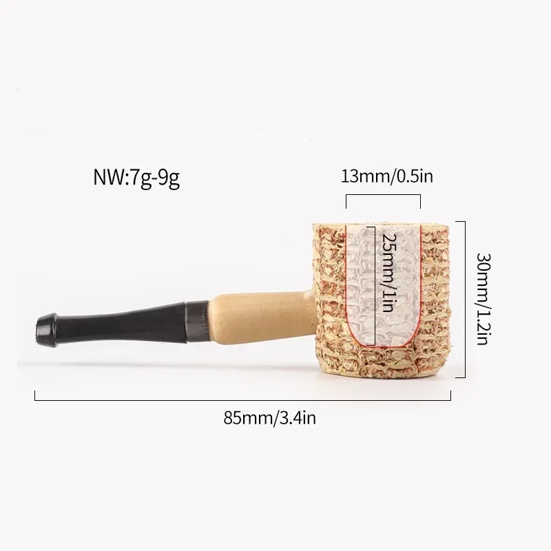 Creative Corn Cob Grass Smoking Pipe 10Pcs/Lot Portable Disposable Filter Natural Dry Herb Tobacco Pipes Smoke Accessories smoking accessories tobacco pipe tobacco smoking accessories herb smoking pipe smoking pipe