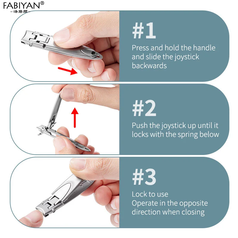 Thin Nail Clippers Cutter Toenail Fingernail Manicure Trimmer for Thick Nails Stainless Steel Pedicure Scissors Tool nail clipper set,nail clipper,nail scissors set,nail clippers,manicure set,manicure sets,manicure nail clipper set,nail clippers kit