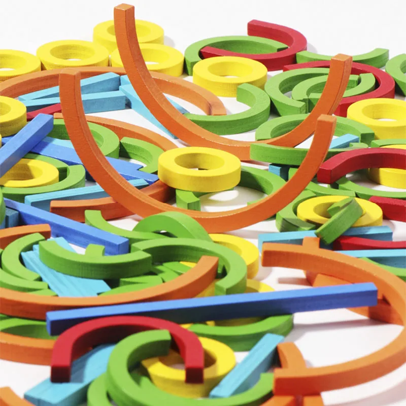 Wooden Puzzle Toys Intelligence Game Montessori Early Childhood Educational Toys Children 3 Year Old