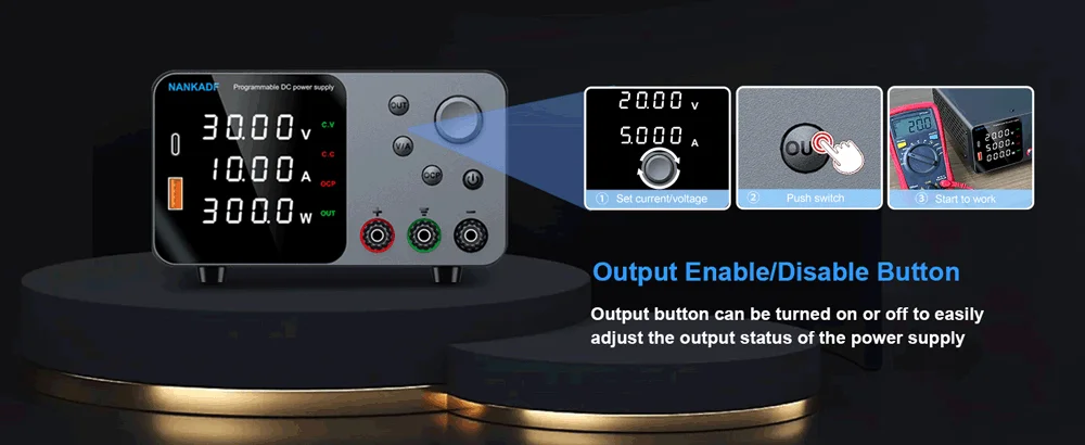 NANKADF Laborbank-Netzteil 30 V 10 A Schaltnetzteil 30 V 5 A einstellbare Quelle 60 V 5 A Spannungsstabilisator 120 V 3 A – Detail 3