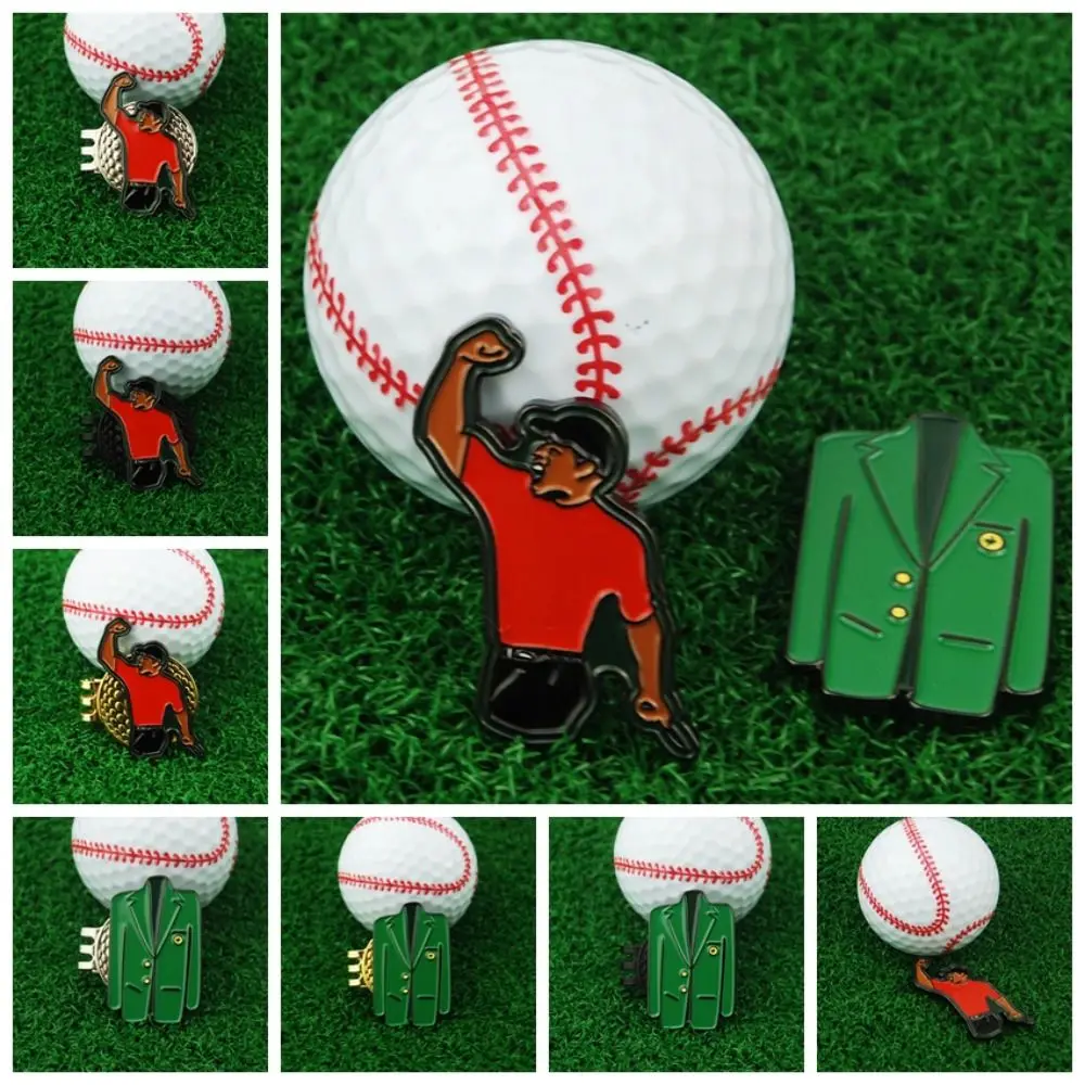 Durable Alloy Marker Golf Ball Mark Tiger Magnet Golf Hat Clip Green Jacket Multicolor Clip Marker Men Women
