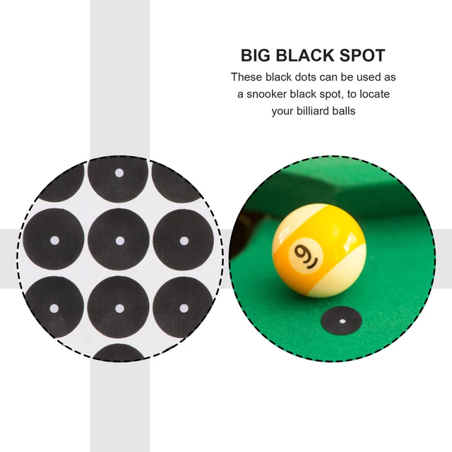 Billiard Black Spot Black Black Black Black Dot Stickers Sticker Kit Table  Tennis Dot Pool Marking Spots Green Dots Accessories - AliExpress