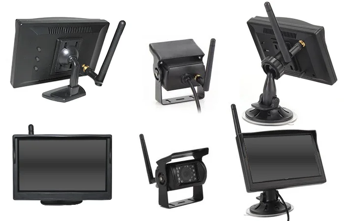 5inch Wireless Monitor Rear View Kit Reversing Camera