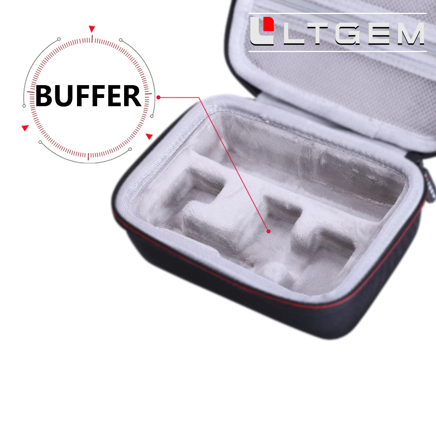 Ltgem Estojo Rígido de Eva Impermeável para Dji Pocket Combo Criador - Image 2