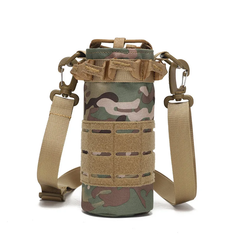 

Travel Tool Kettle Set Outdoor Tactical Military Molle Water Bag For Camping Hiking Fishing Shoulder Bottle Holder Bottle Pouch