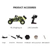 WLtoys 2.4G 12428 1/12 4WD RC Racing Car High Speed Off-Road With Gift Toys Control Kids Climbing Alloy Light LED Remote Truck 3
