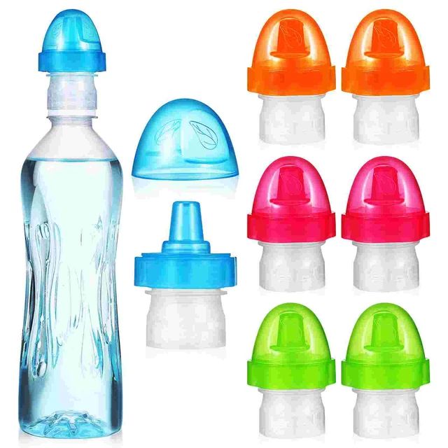 Drink Bottle Water Tops Toddlers Spout Adapter Kids Silicone Caps