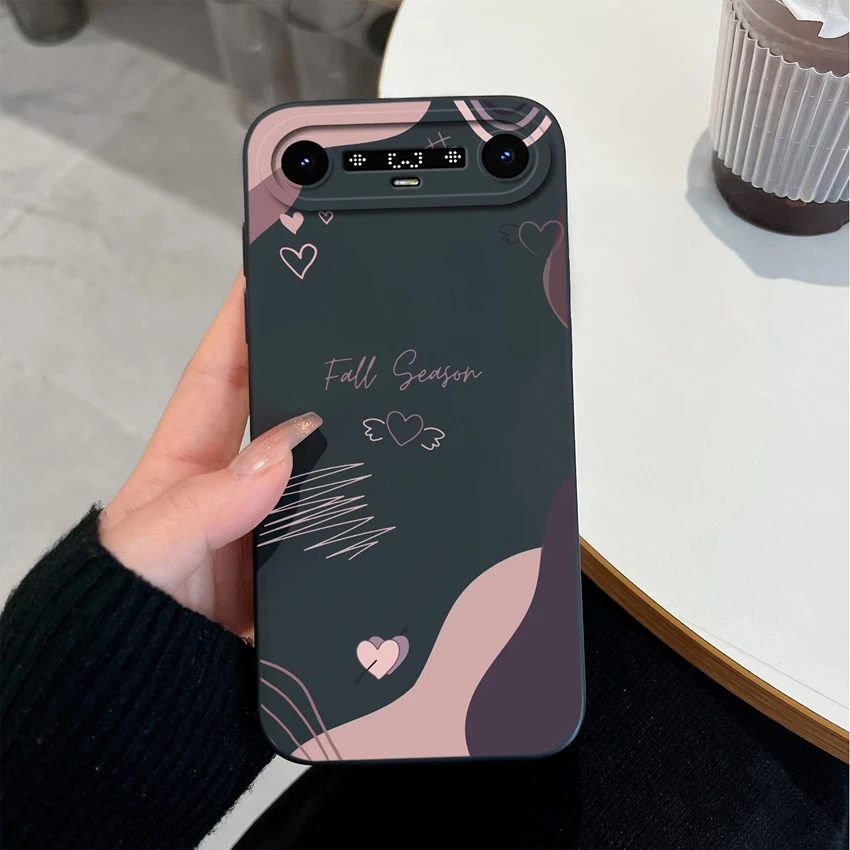 Trend Love Heart Soft Silicone Phone Case - Premium Anti-Drop Protection in Smooth Liquid Finish
