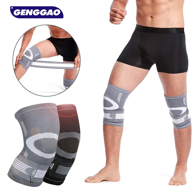 1Pcs Compression Knee Sleeve, Best Knee Brace Support for Sports