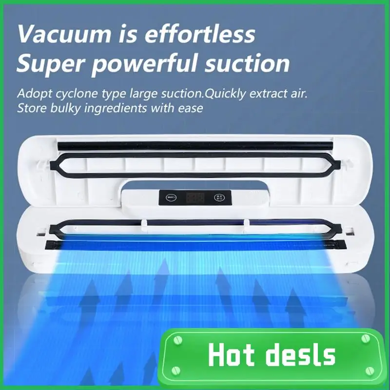 1 PCS Food Vacuum Sealer Packaging Machine Machine Automatic Household For Food EU Plug