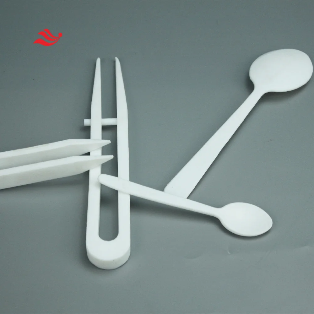 강산 및 알칼리 고온에 강한 PTFE 트위저, 150mm