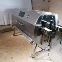 Double Location Gas Spit Roaster  Natural Gas  Large Capacity Grill With Grilling Accessories For Garden BBQ 2