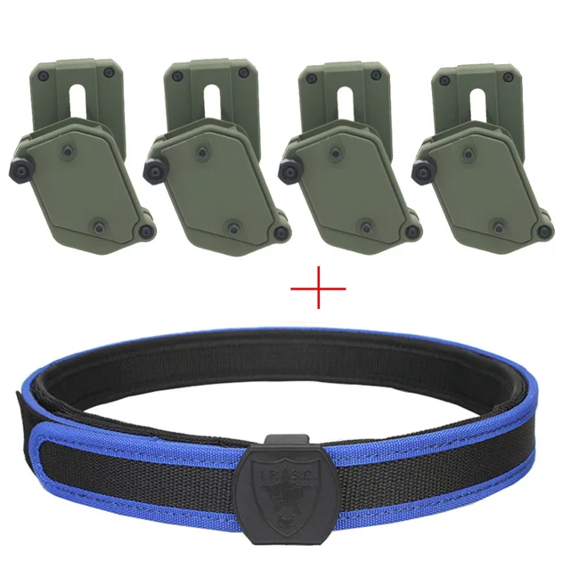 VULPO IPSC Belt & Left Right Speed Magazine Pouch Set Airsoft Competition Shooting Belt And Multi-Angle Rotation Mag Pouch 2