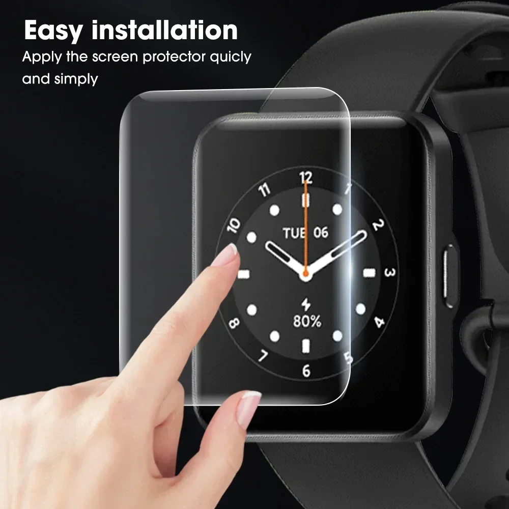 Hydrogel Film Soft Screen Protector - Anti-Scratch Cover for Smartwatch Accessories