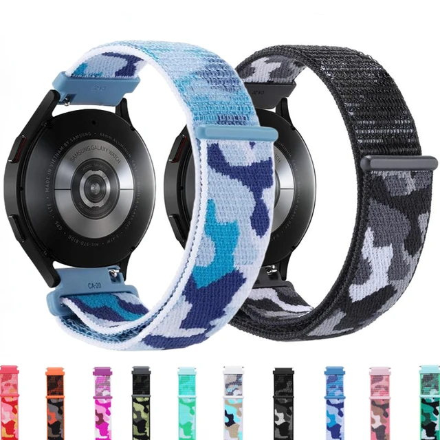 Correa Nylon Para Galaxy Watch 4 Active 1 2 Amazfit Gt2 Gts