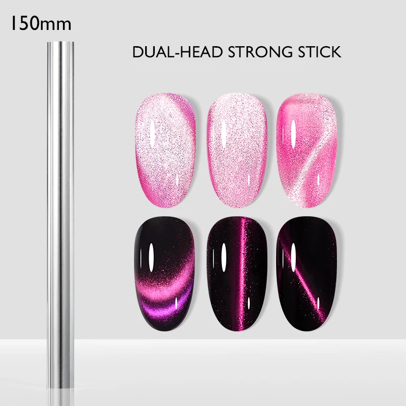 Cat Magnetic Stick 9D Effect Strong Plate for UV Gel Line Strip Multi-function Cat Eyes Magnet Board Nail Art Tools Manicure DIY