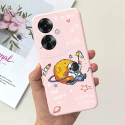 Astronaut Bumper Soft Silicone Slim Back Cover for OPPO F25 Pro (Case-U67)