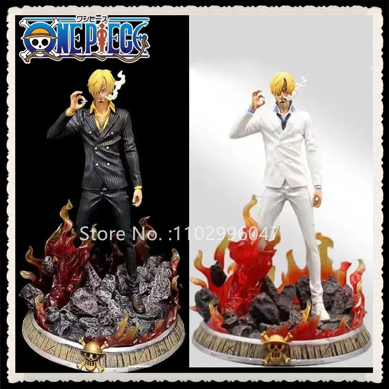 

35cm Anime One Piece Figure Gk Dream Sanji Manga Statue PVC Action Figurine Collectible Model Toys Not Luminous