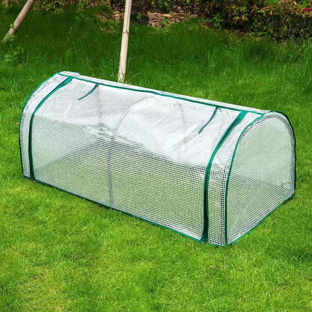 Hordozható Üvegházhatású Borító Fagyálló Szigetelő Fészer Üvegházhatások Esőálló Polytunnel Hot House A Kültéri Kerthez - Image 4