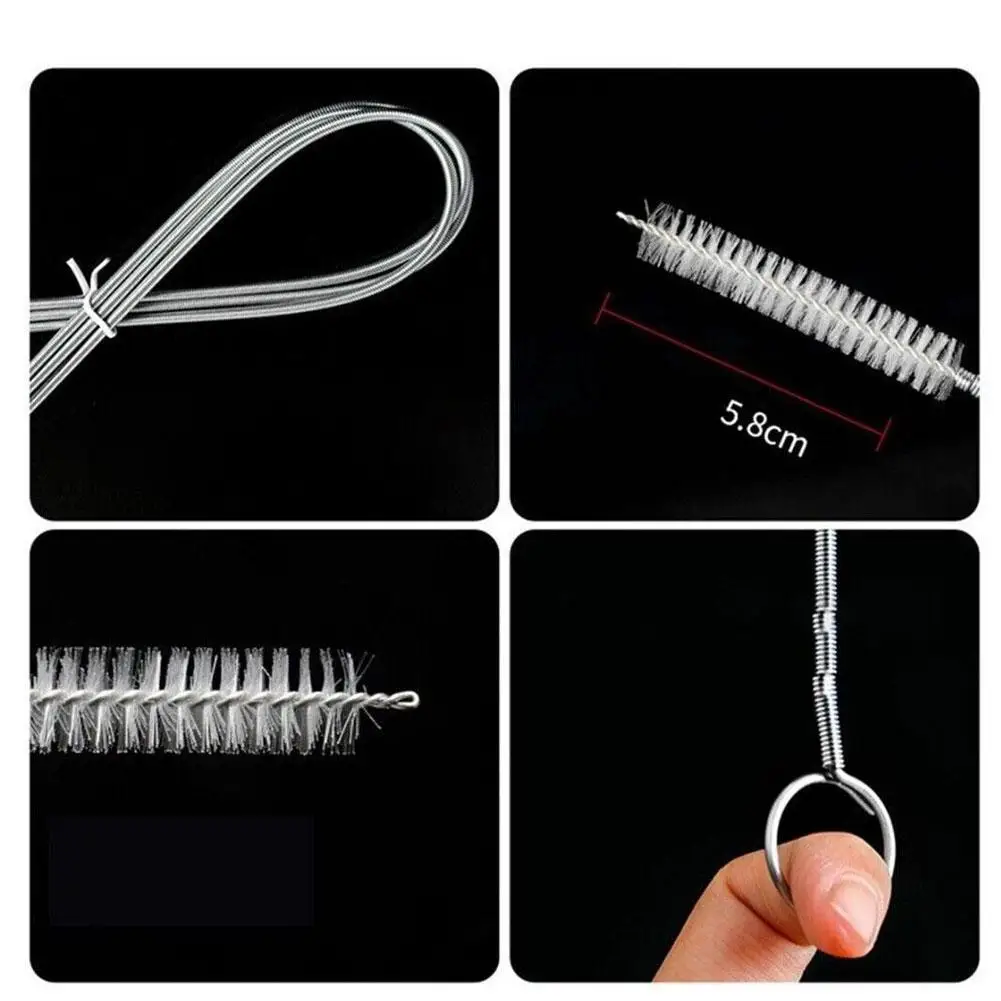 Refrigerator Drain Hole Cleaning Kit Clog Remover Fridge Wash Dredge Syringe Suction Hose Brush Cleaner Tool Hole Stick Fri R6J6