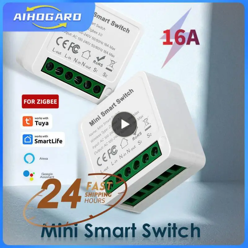 

Tuya 16A 3.0 Smart Switch Module Hub Gateway Smart Home Automation 2 Way Control For Smartlife Alexa Home Alice