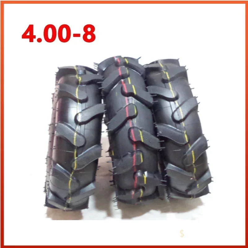 

4.00 400-8 Tires Are Suitable for Micro Tillers, Rotary Tillers, Trolleys, Walking Tractors, Outer Tubes, Inner Tubes
