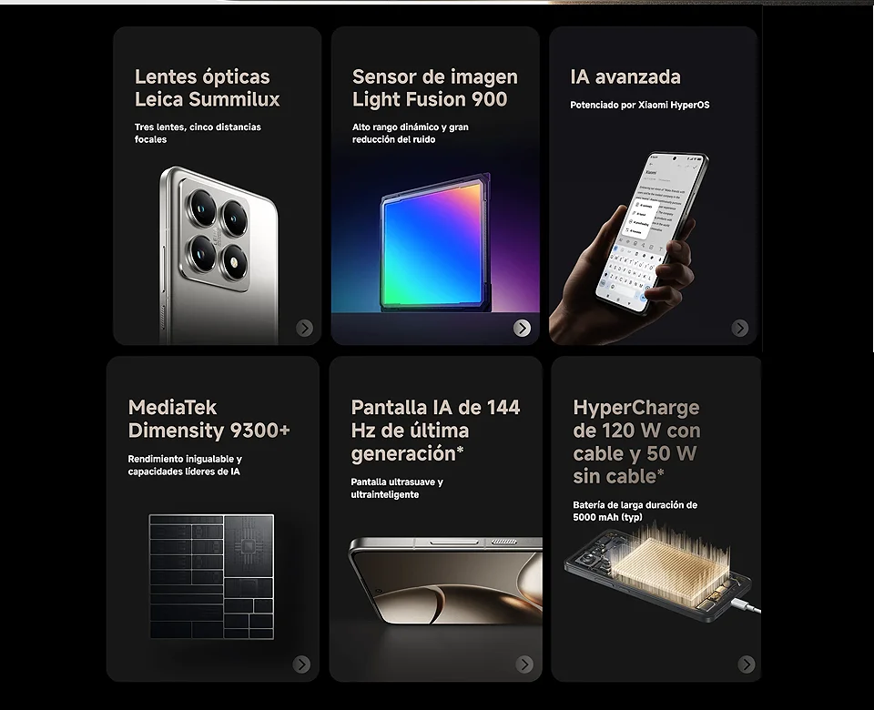 Prim-plan al ecranului telefonului Xiaomi