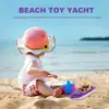 Speedboat Toy Boats for Pool Water Table Toys Sailing Playthings Plastic Race Remote Control Tub Toddler Outdoor Sand Beach Toys 3