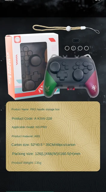 Nintendo Switch Pro Controller Fake Box Bluetooth Wireless Switch