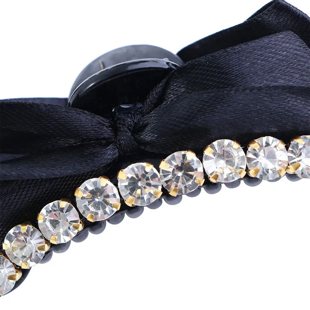 

Elegant Headwear Female Rhinestone Shark Clip Hair Accessories Women Hair Clips Bow Hair Claw Korean Style Crab Clips