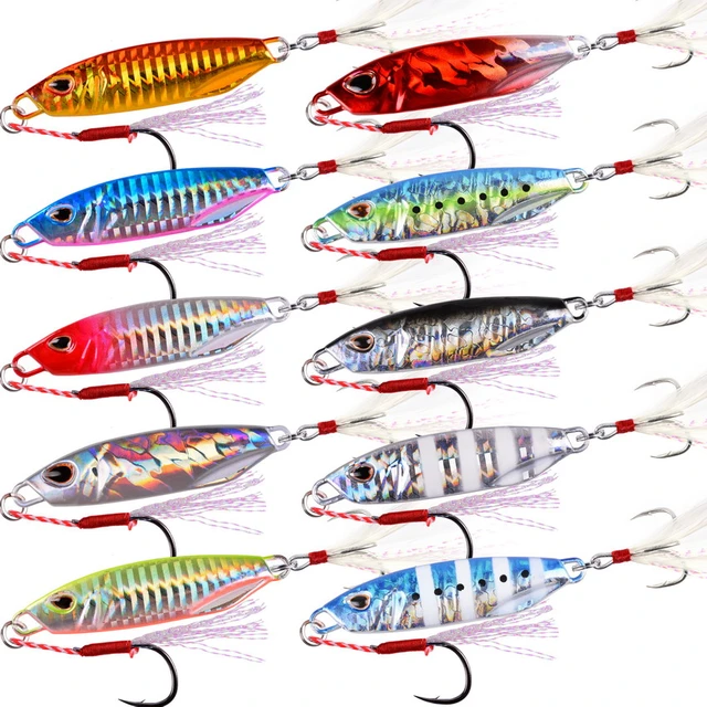 Metal Jigs Jigging Saltwater Fishing Lure  Metal Jig Fishing Lures Slow  Jigs - Fishing Lures - Aliexpress