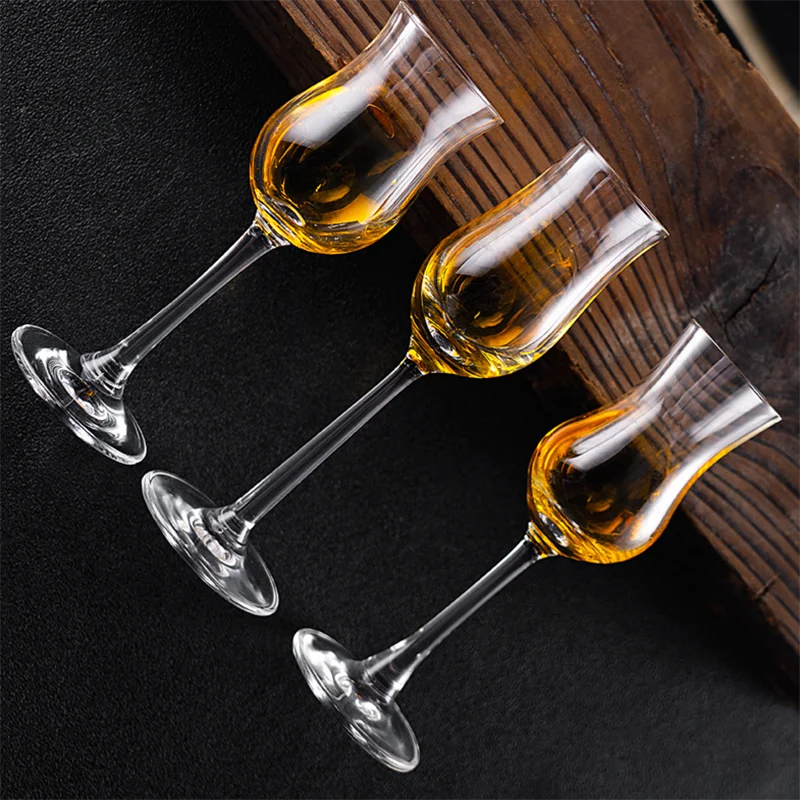 Crystal Scent Cup for Whisky, Rum Glass, Wine Serving, Tulip Tasting Glass, Mulled Wine Glass