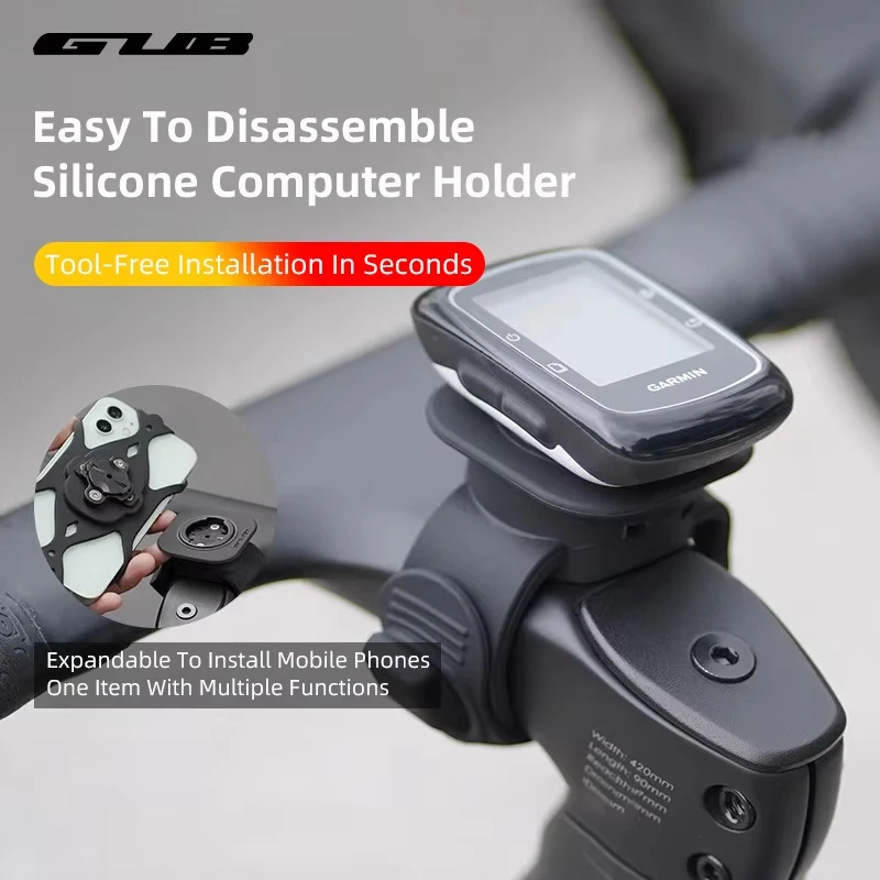 Advanced Silicone Bike Phone Holder with Multi-Brand Compatibility and Secure Mounting System