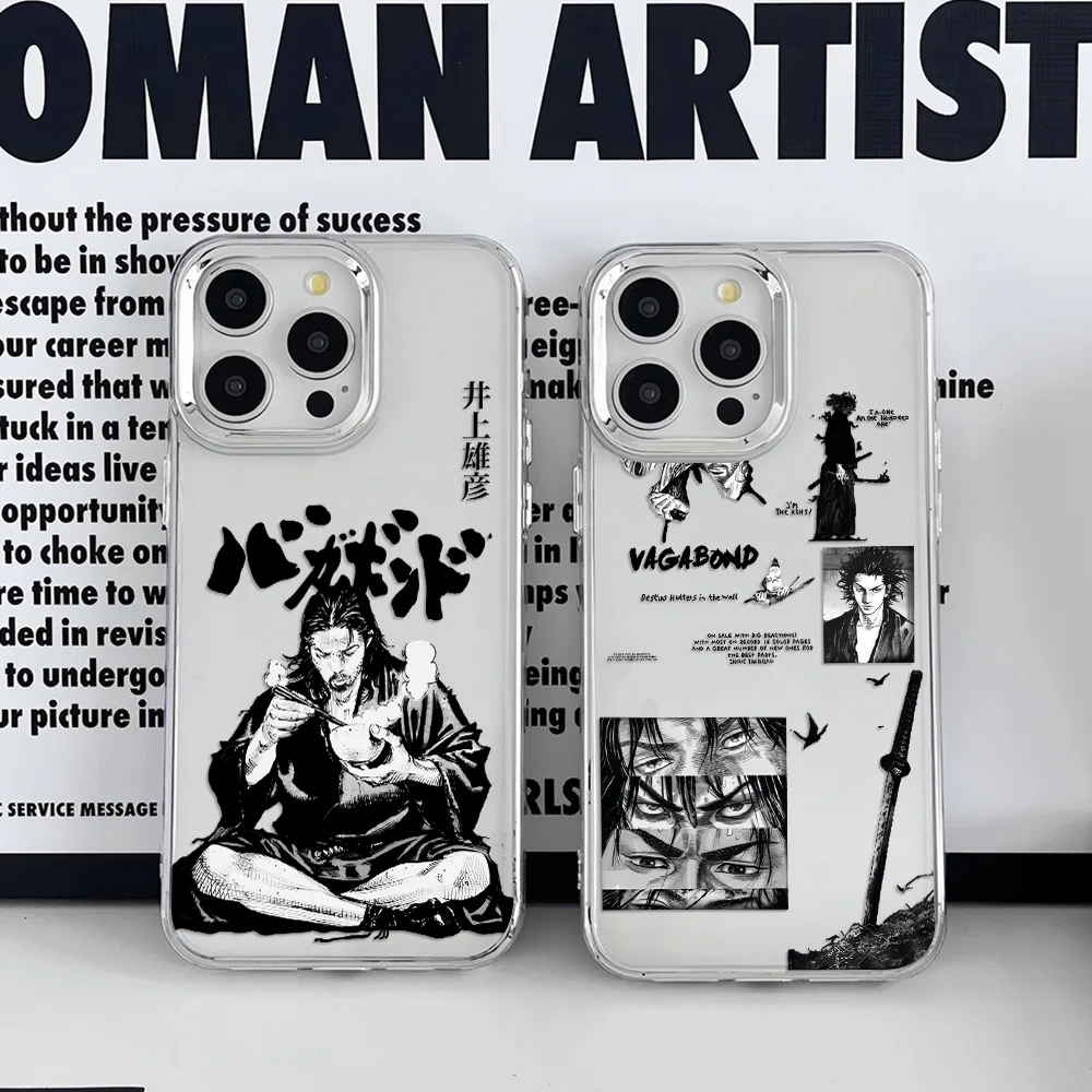 Hot New Vagabond Samurai Transparent Phone Case