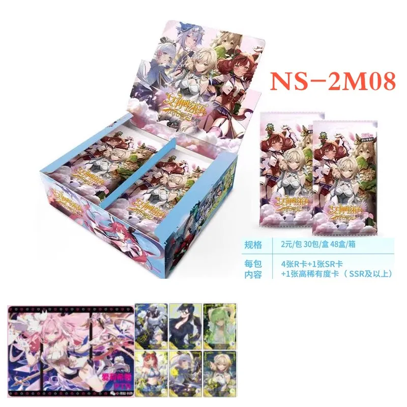 

Goddess Story Collection Cards Ns-2M08 Booster Box Anime Girl Figures Game Card Child Kids Table Toys For Family Birthday Gift