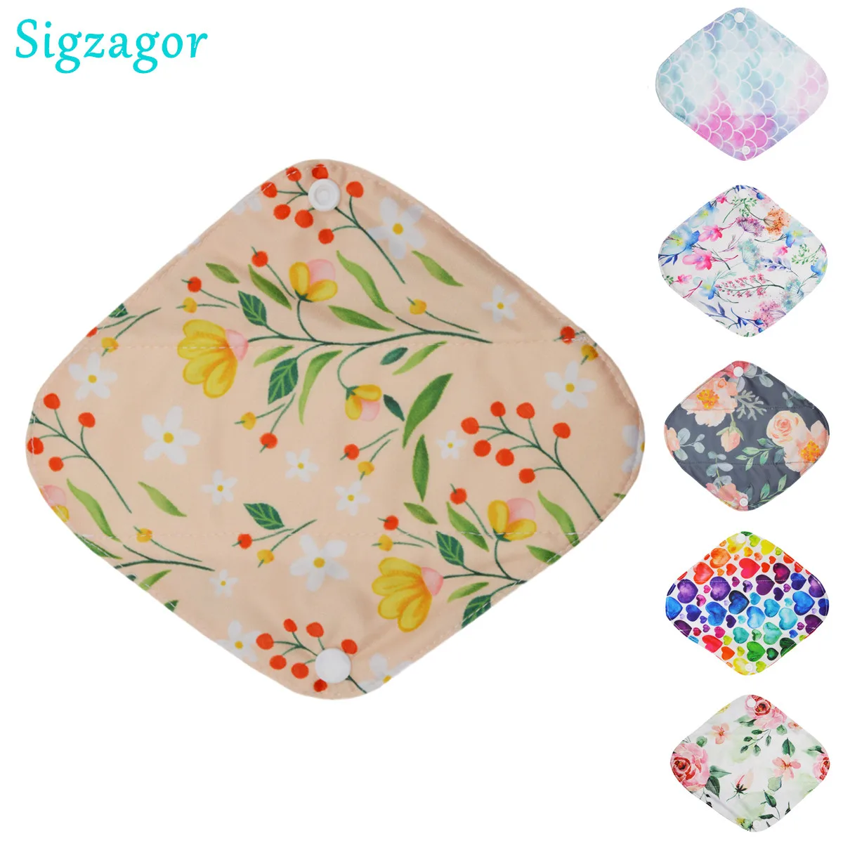 1 S BAMBOO Panty Liner Cloth Menstrual Pad Sanitary Reusable Washable